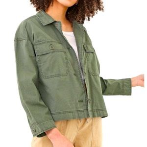 NWT Gap Cropped Utility Jacket
